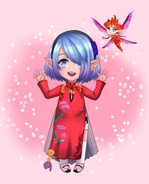 Chibi Commission for CyberAssassin58