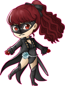 Kasumi chibi from Persona 5
